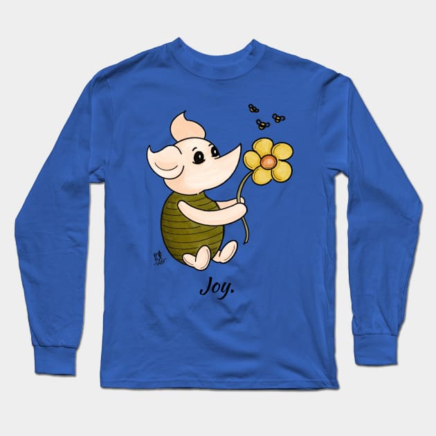 Piglet - Joy Long Sleeve T-Shirt by Alt World Studios